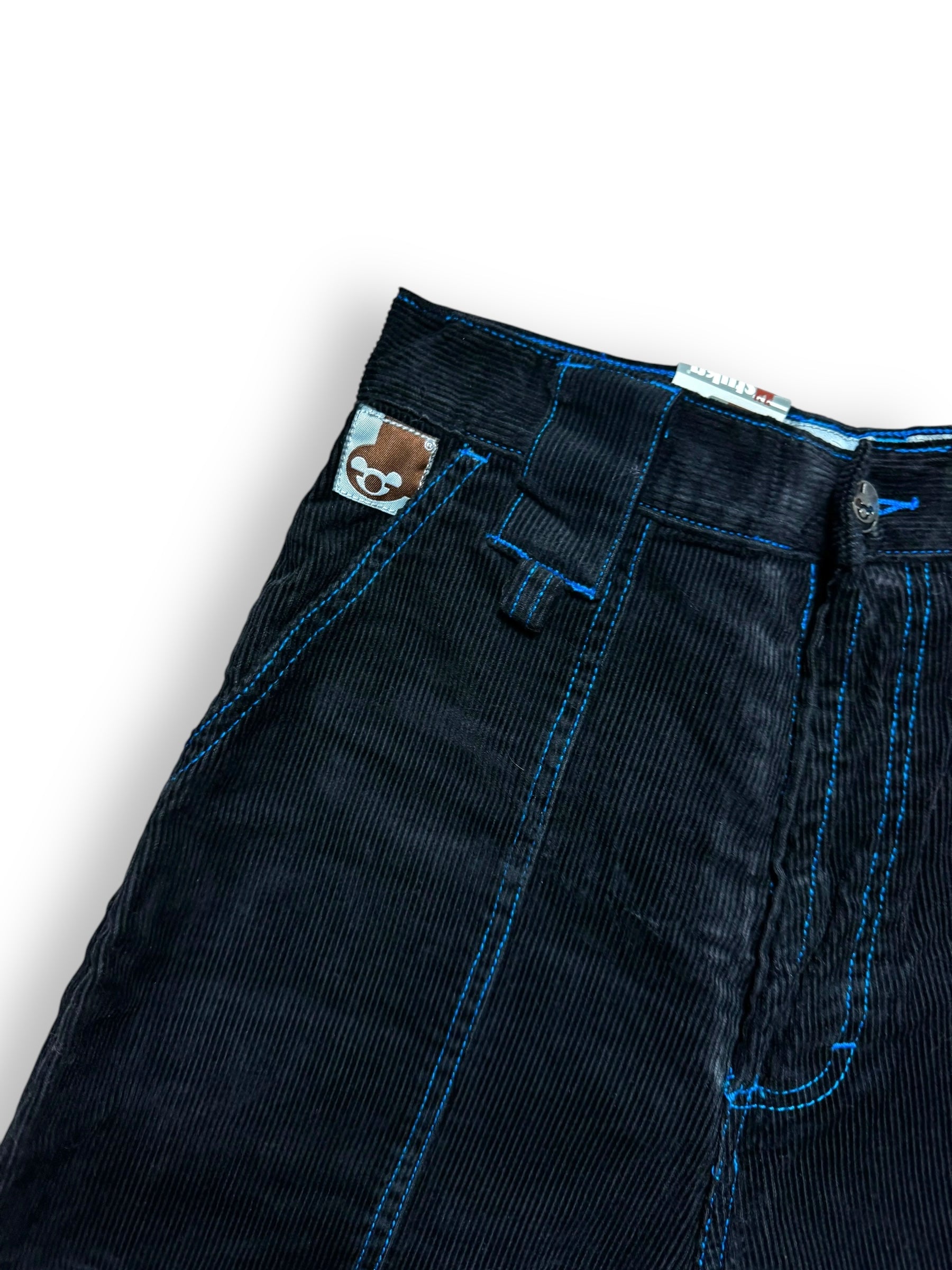 Short baggy velours deadstock