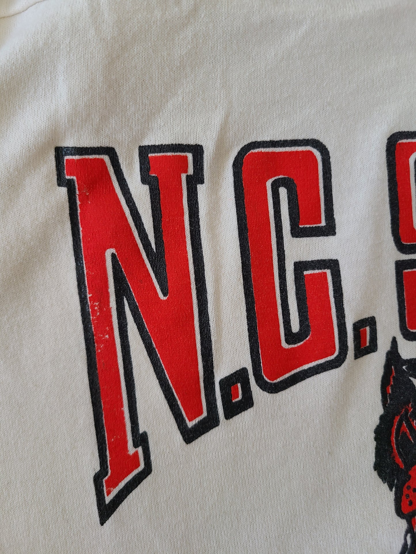 Jersey blanc et rouge