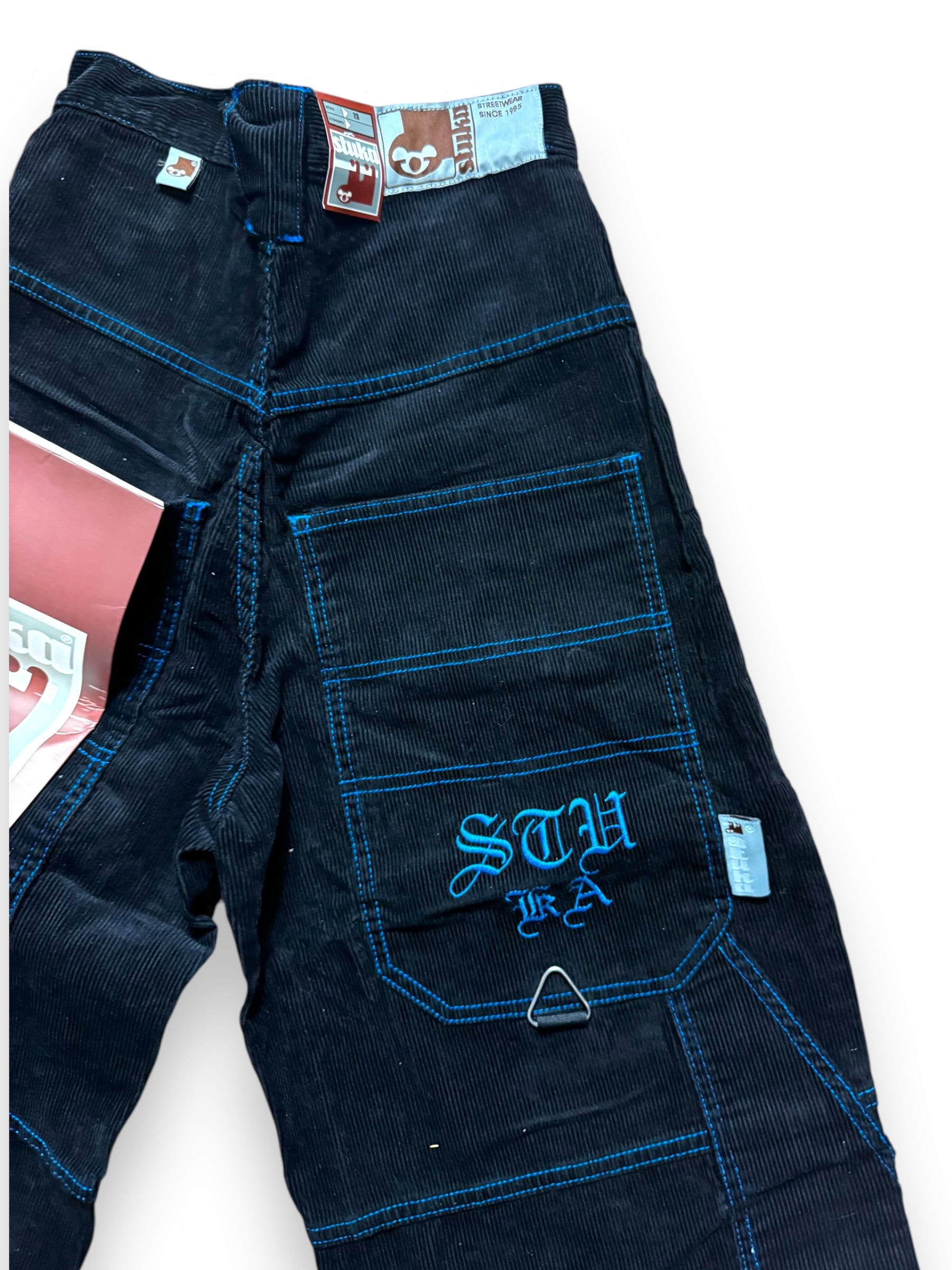 Short baggy velours deadstock