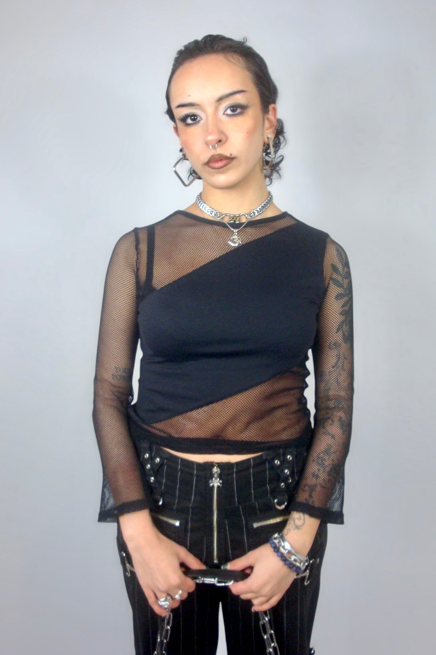 Top en résille Buffy contre les vampires