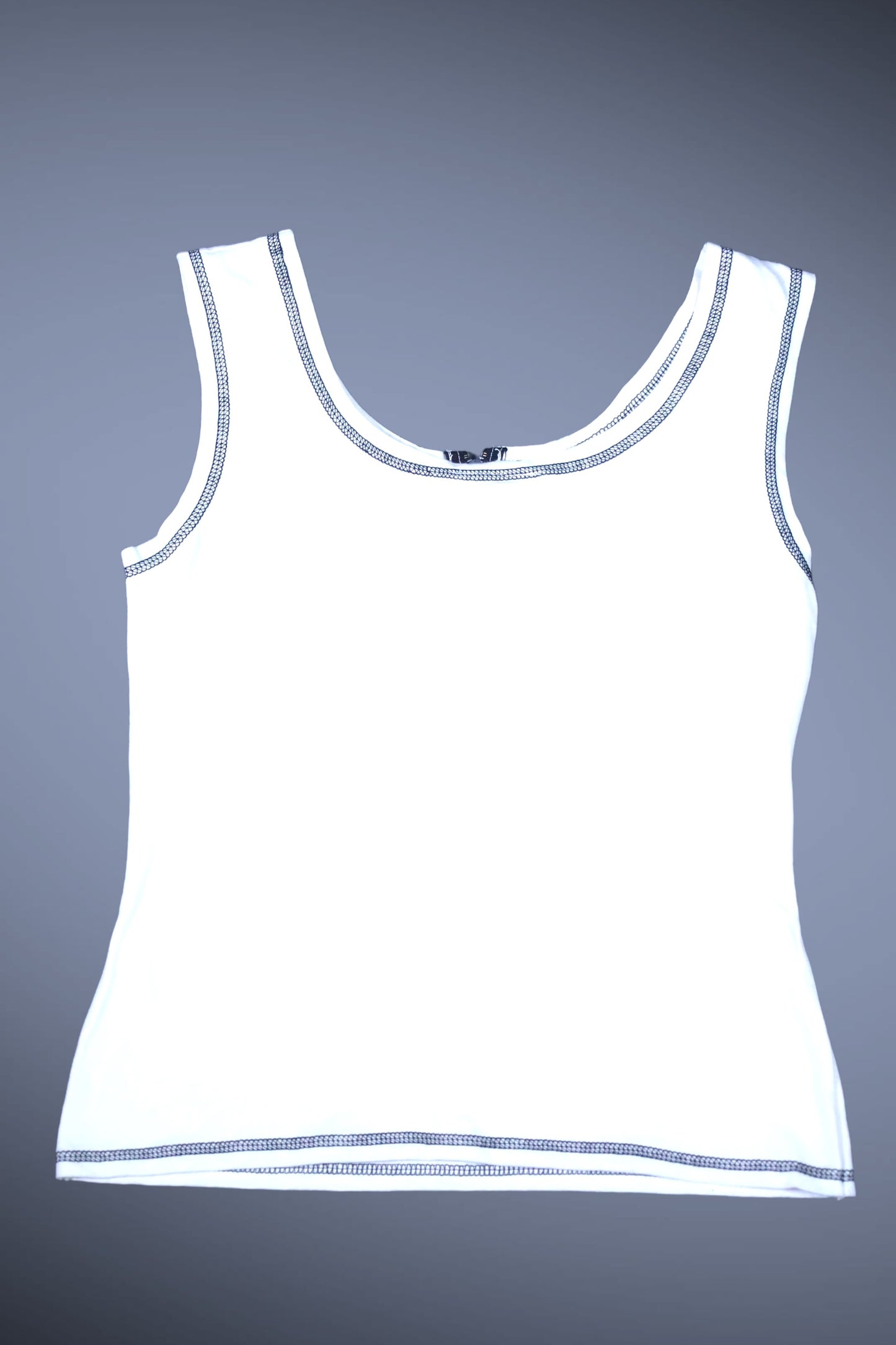 Débardeur blanc à zip