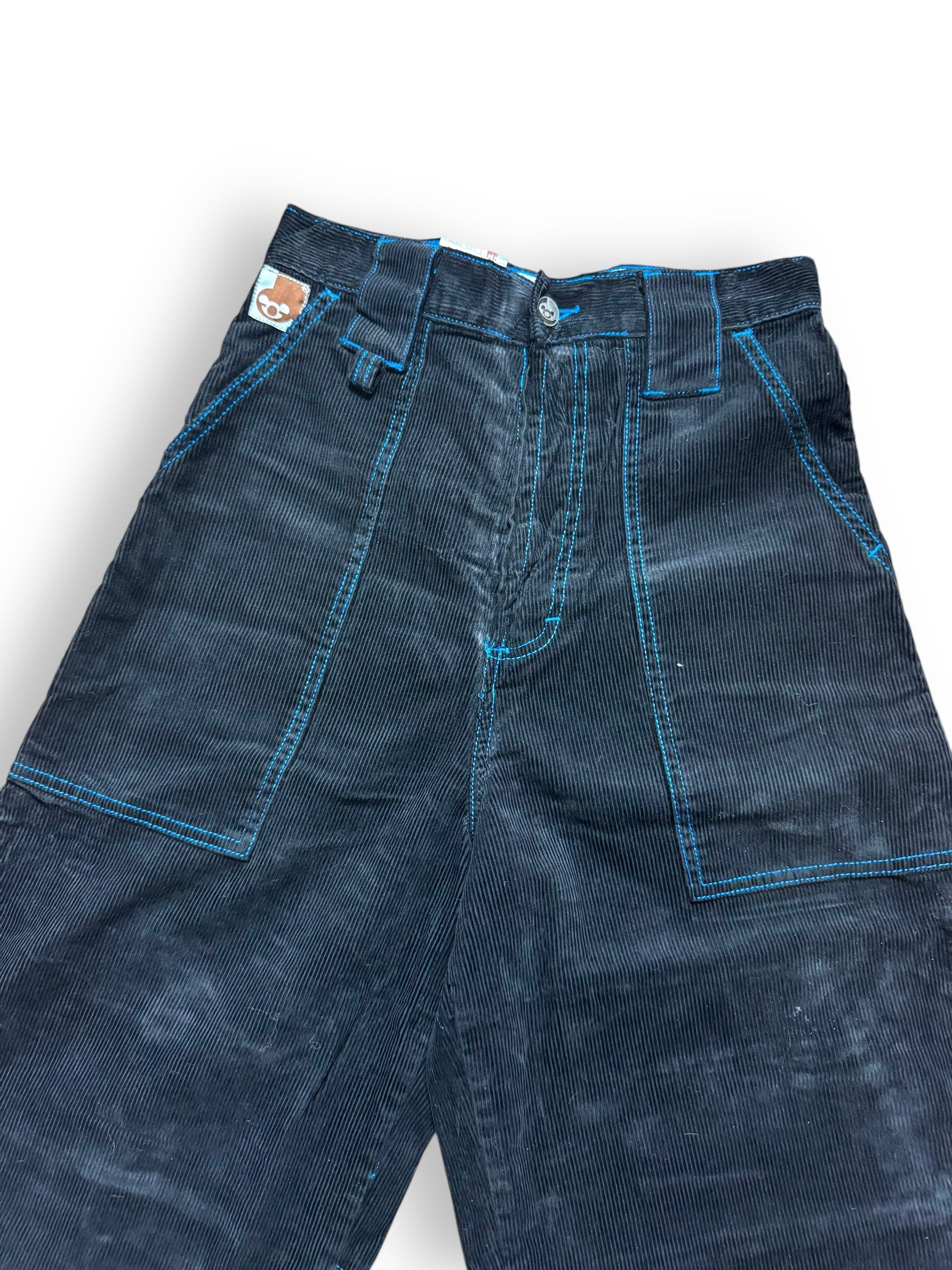 Short baggy velours deadstock