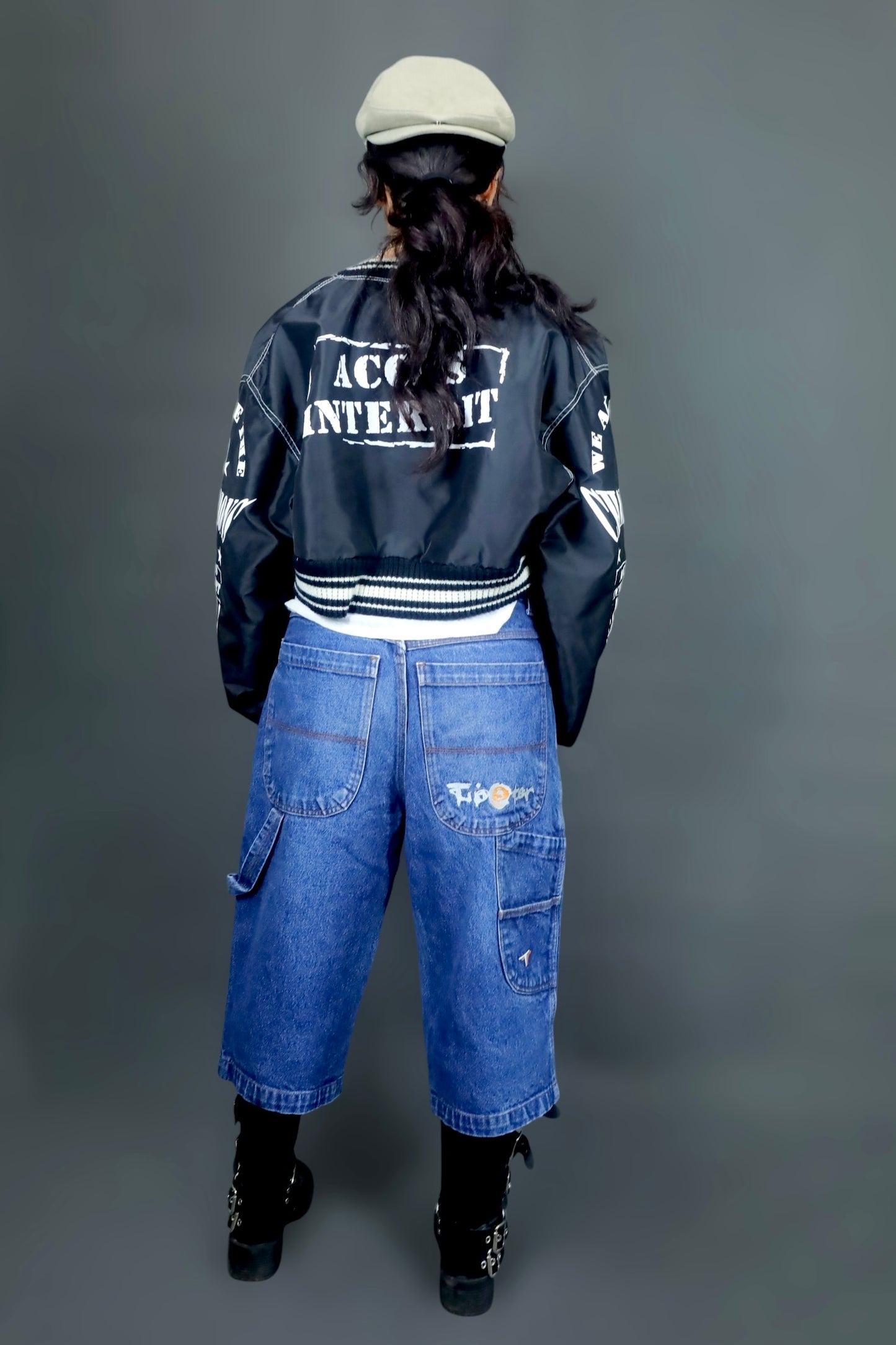 Jort en jean oversize