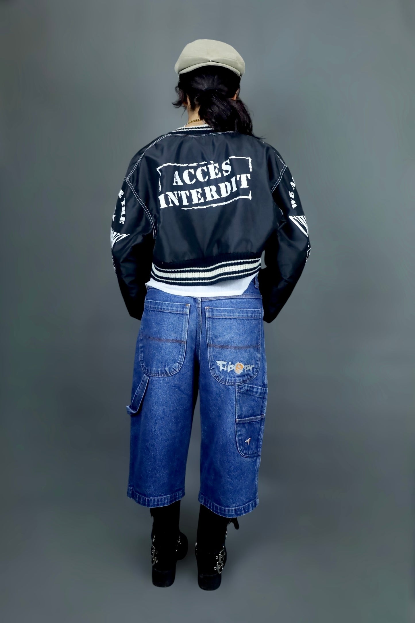 Jort en jean oversize