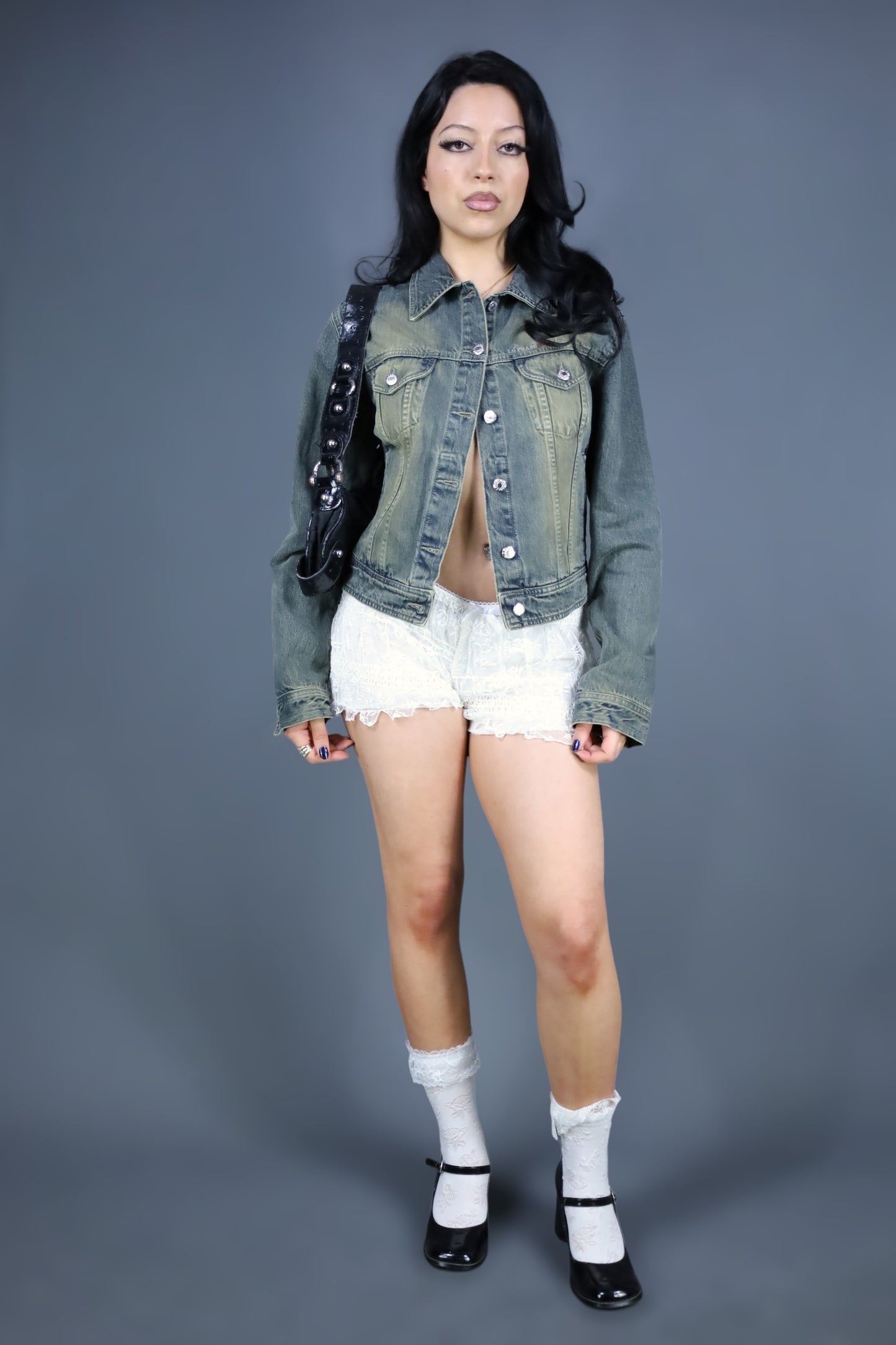 Short en dentelle blanc façon bloomer