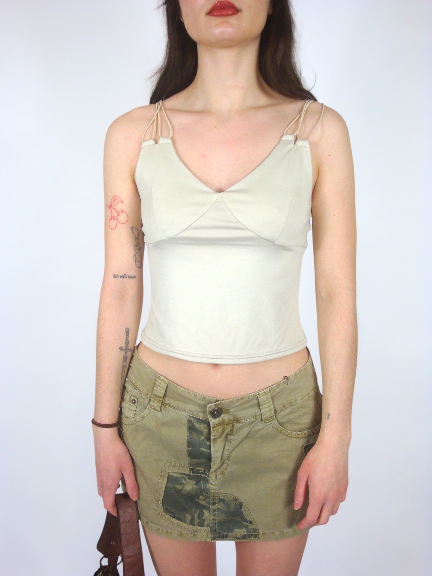 Débardeur beige