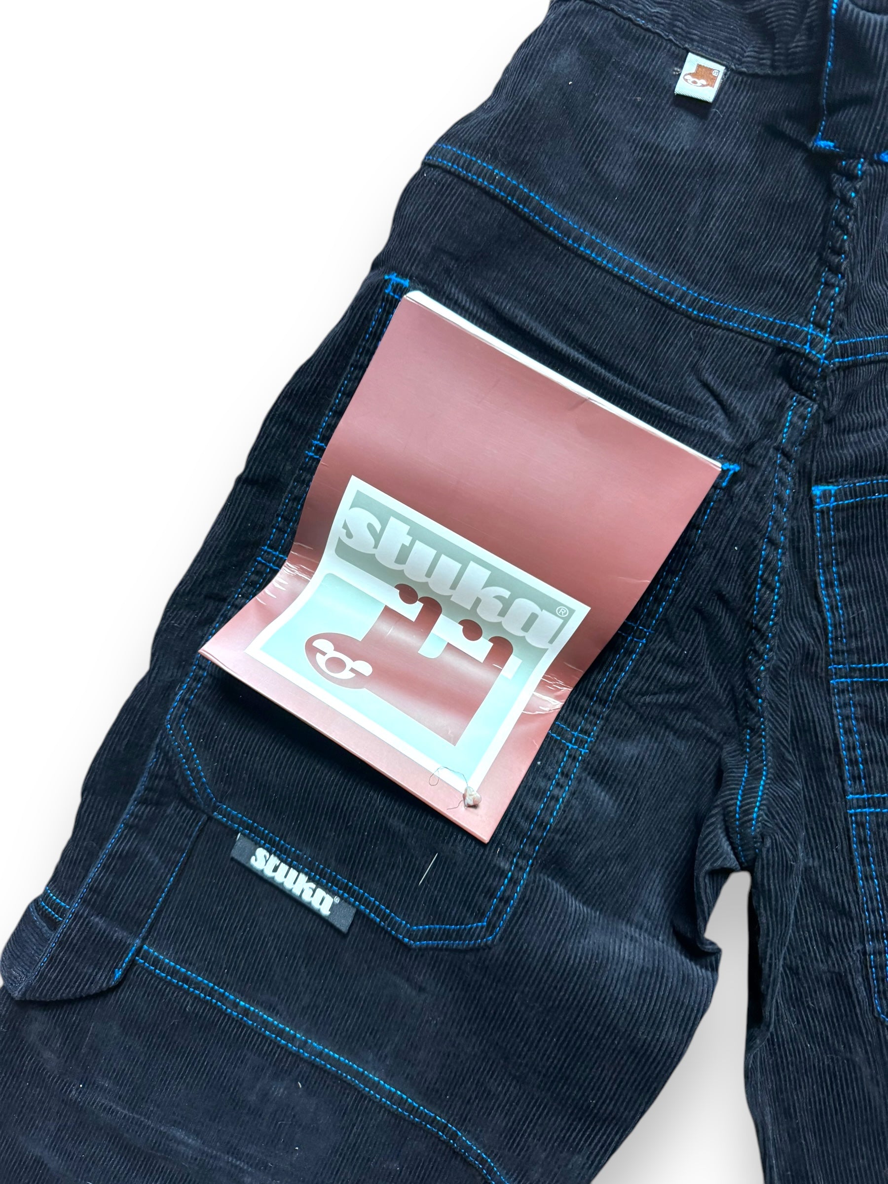 Short baggy velours deadstock