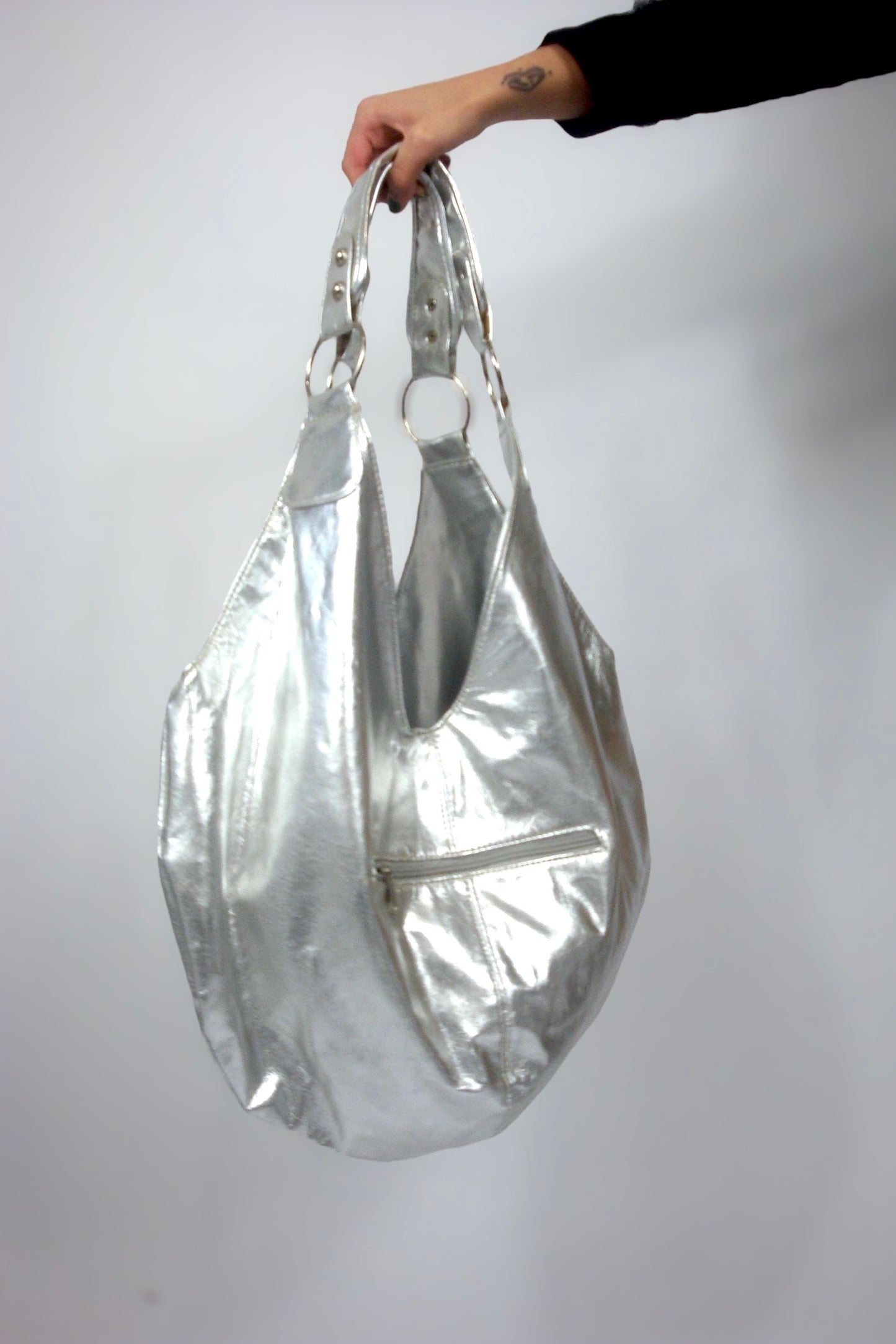 Gros sac argenté