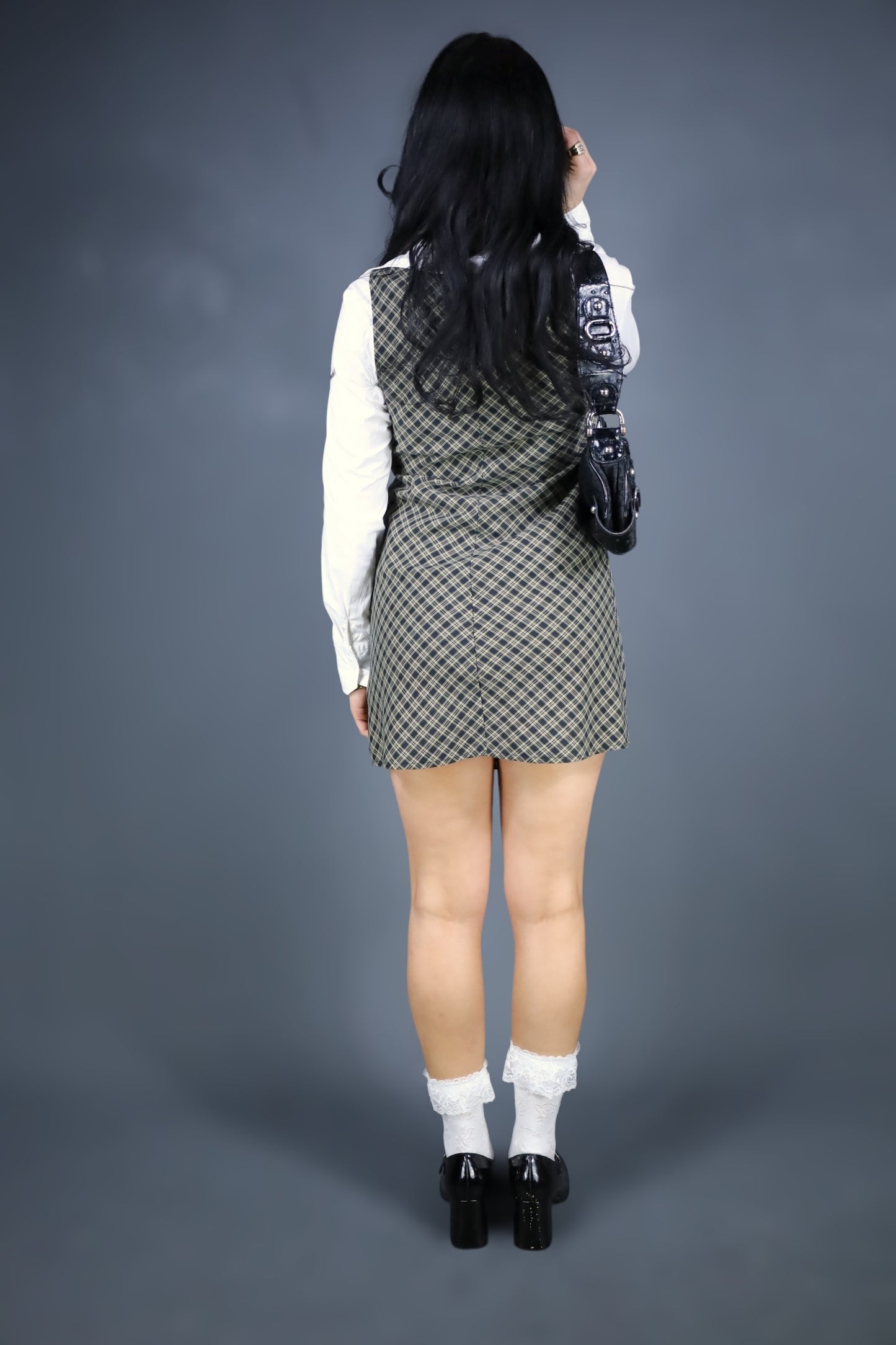 Mini robe à carreaux
