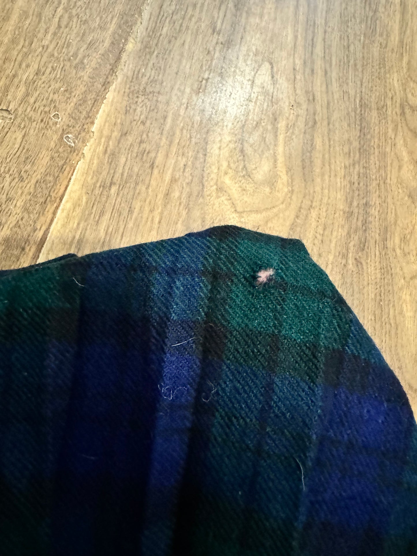 Kilt long à carreaux verts