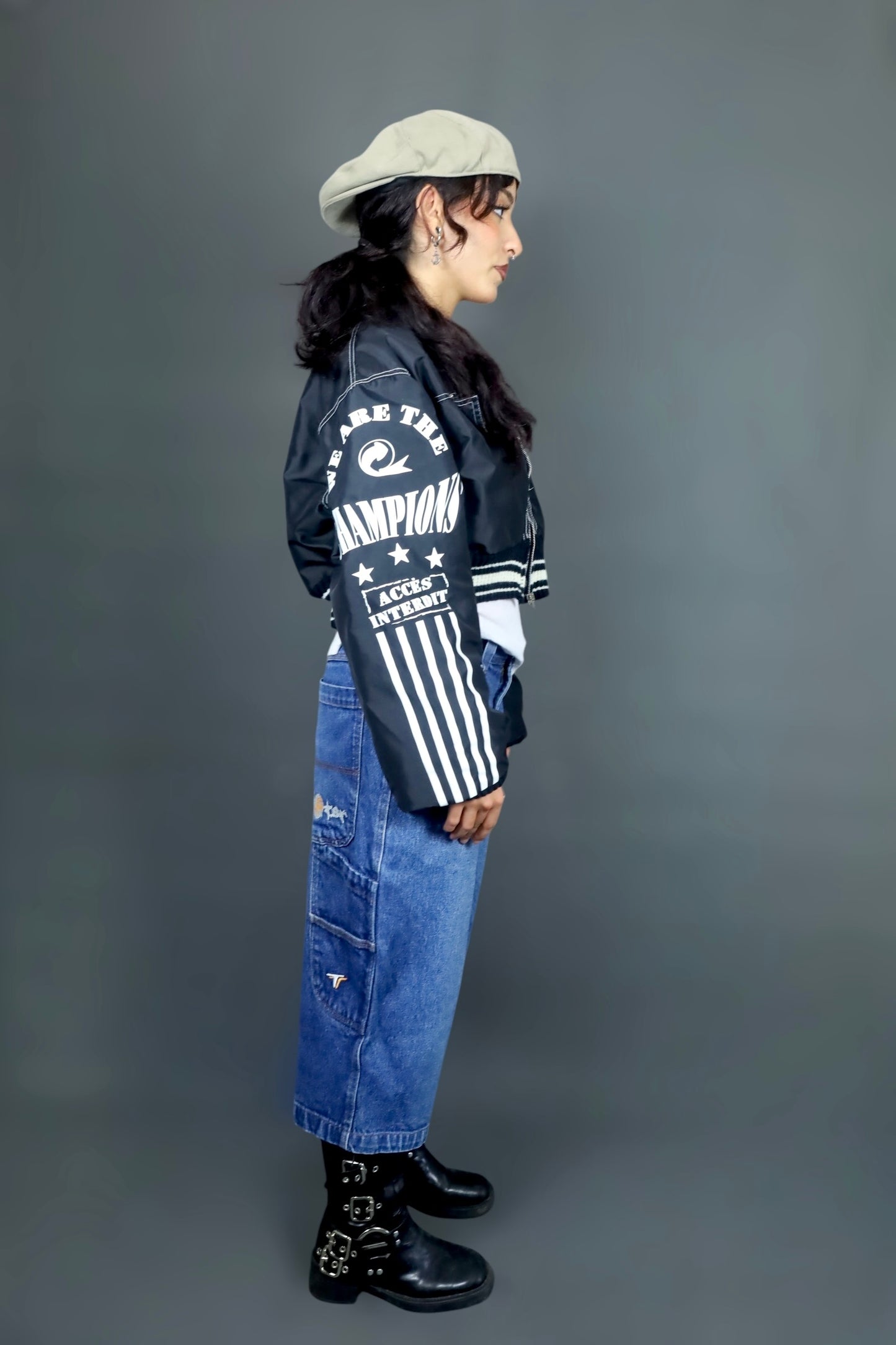 Jort en jean oversize