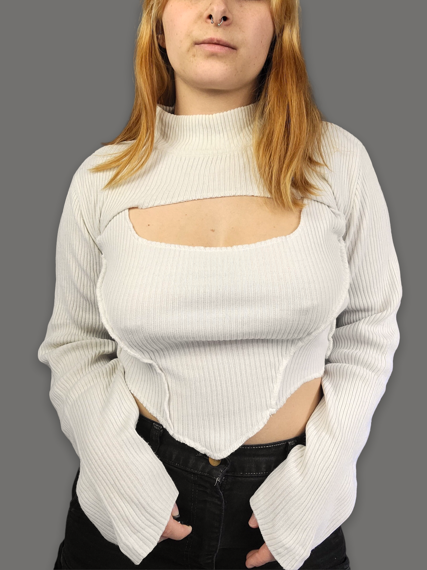Pull upcyclé n°11