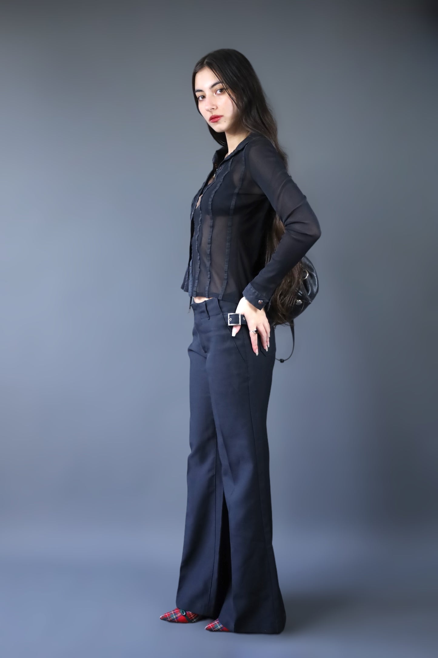 Pantalon flare noir Miss Sixty