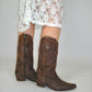 Bottes Santiag marrons