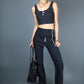 Pantalon-jupe flare noir