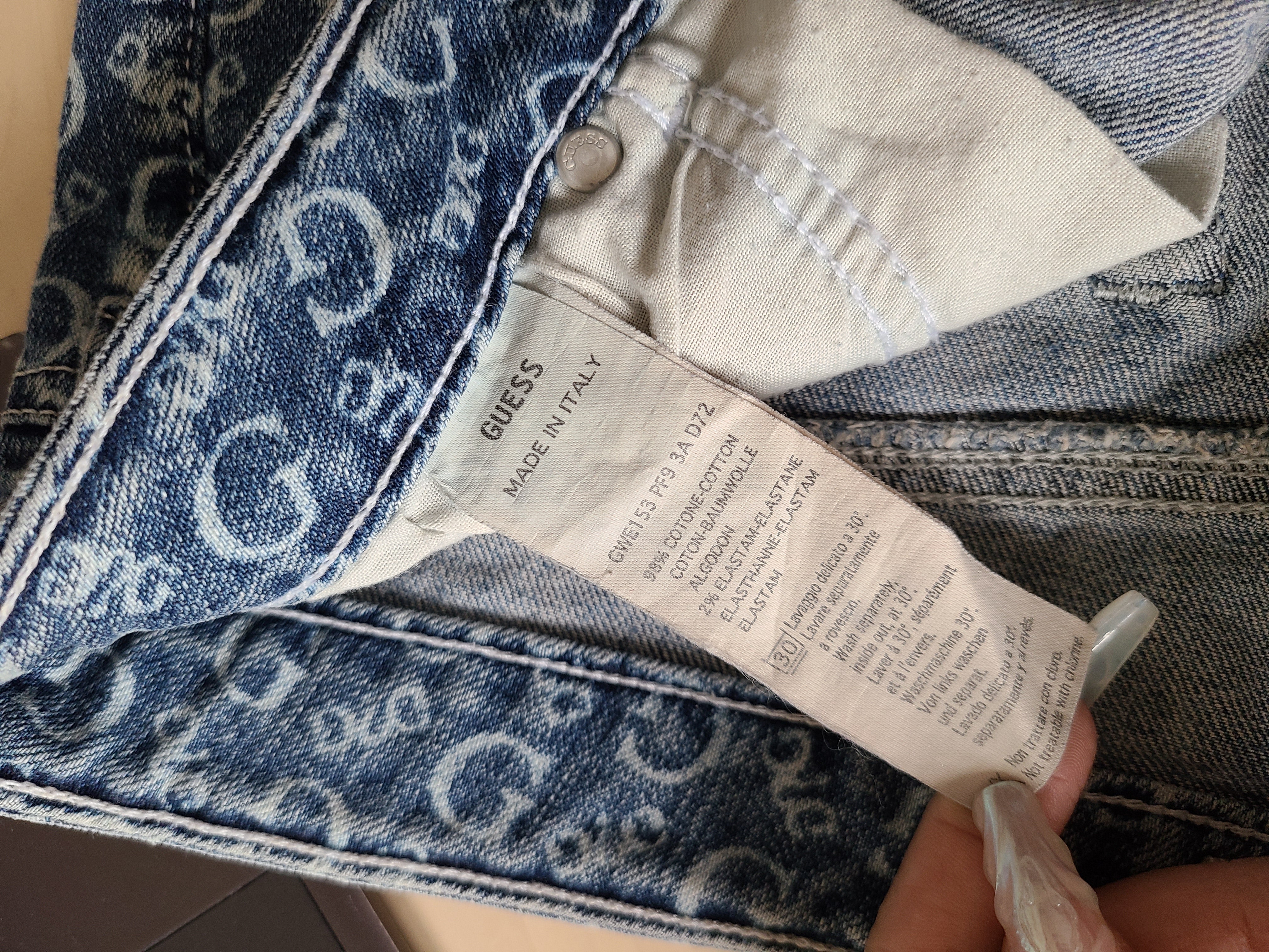 Jupe hotsell jeans guess