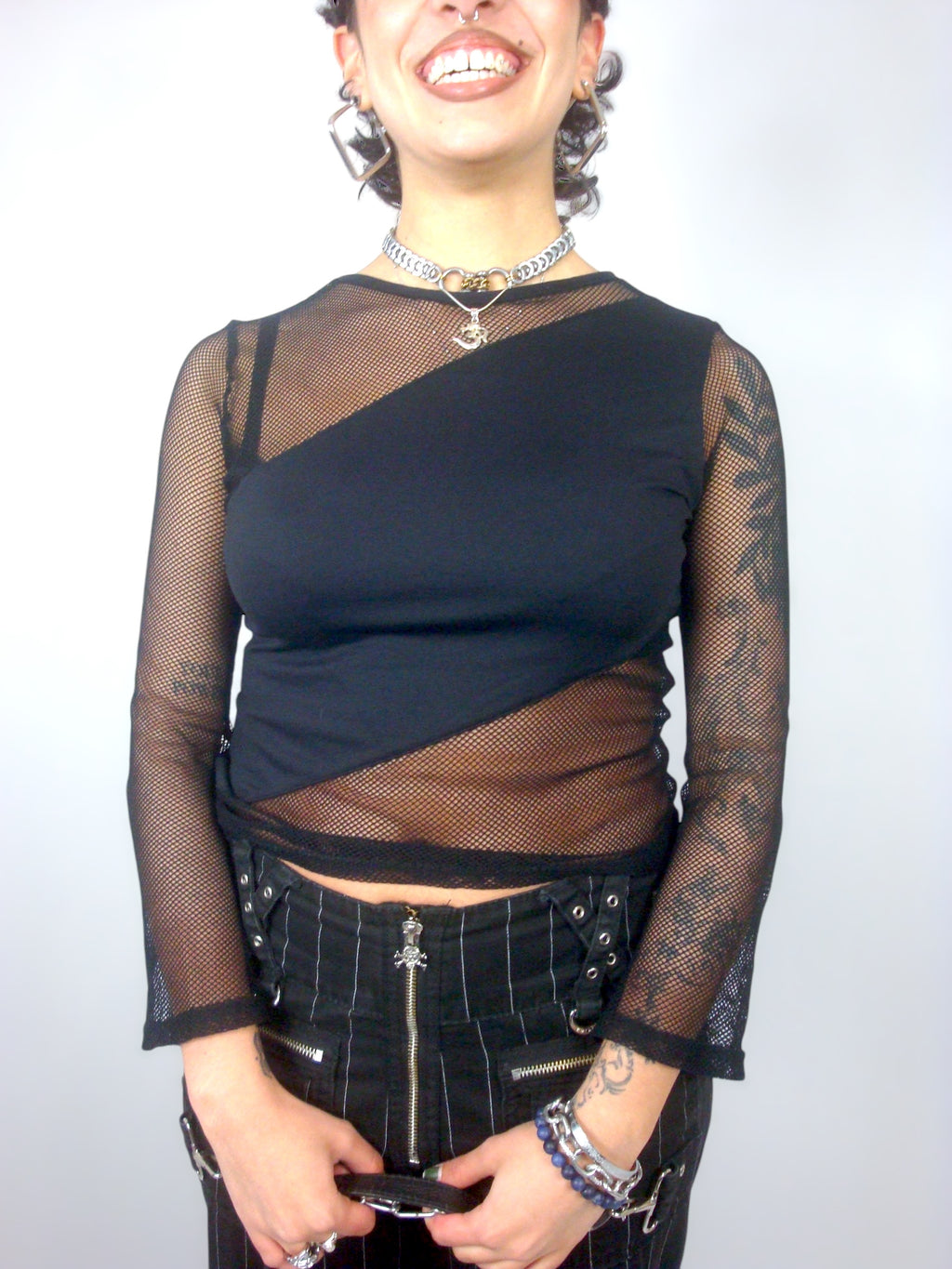 Top en résille Buffy contre les vampires