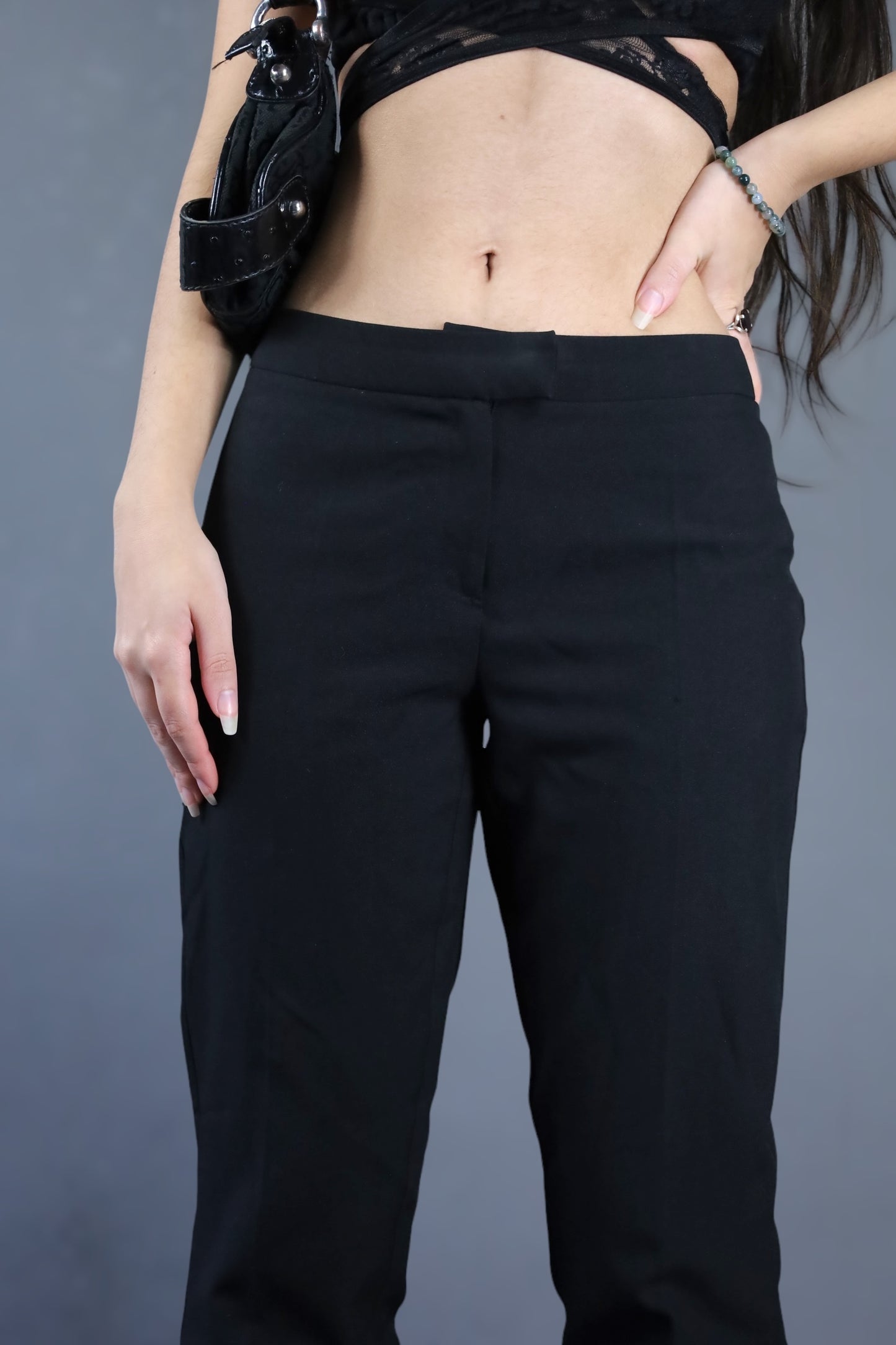 Pantalon flare noir