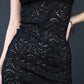 Robe en dentelle noire