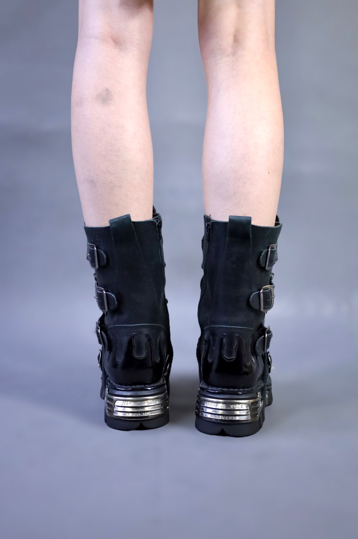 Bottes noires New Rock