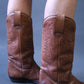 Bottes Santiag marron