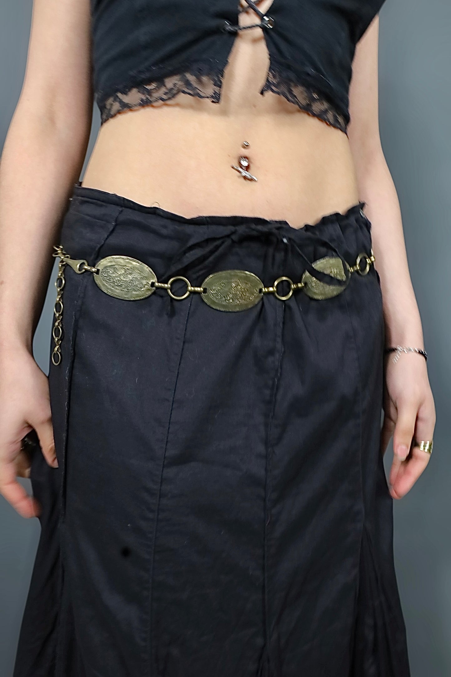 Ceinture chaîne dorée