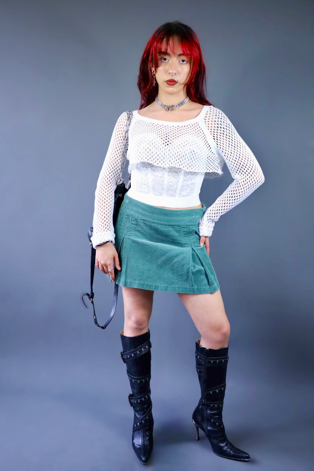 Bustier blanc en dentelle