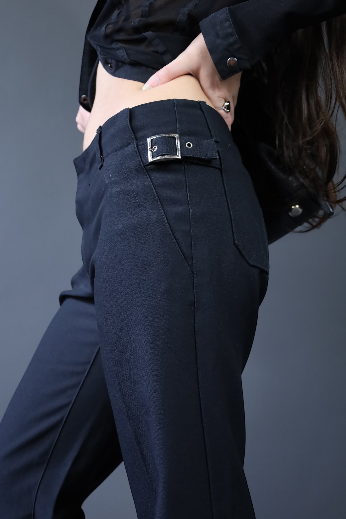 Pantalon flare noir Miss Sixty