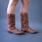 Bottes Santiag marron