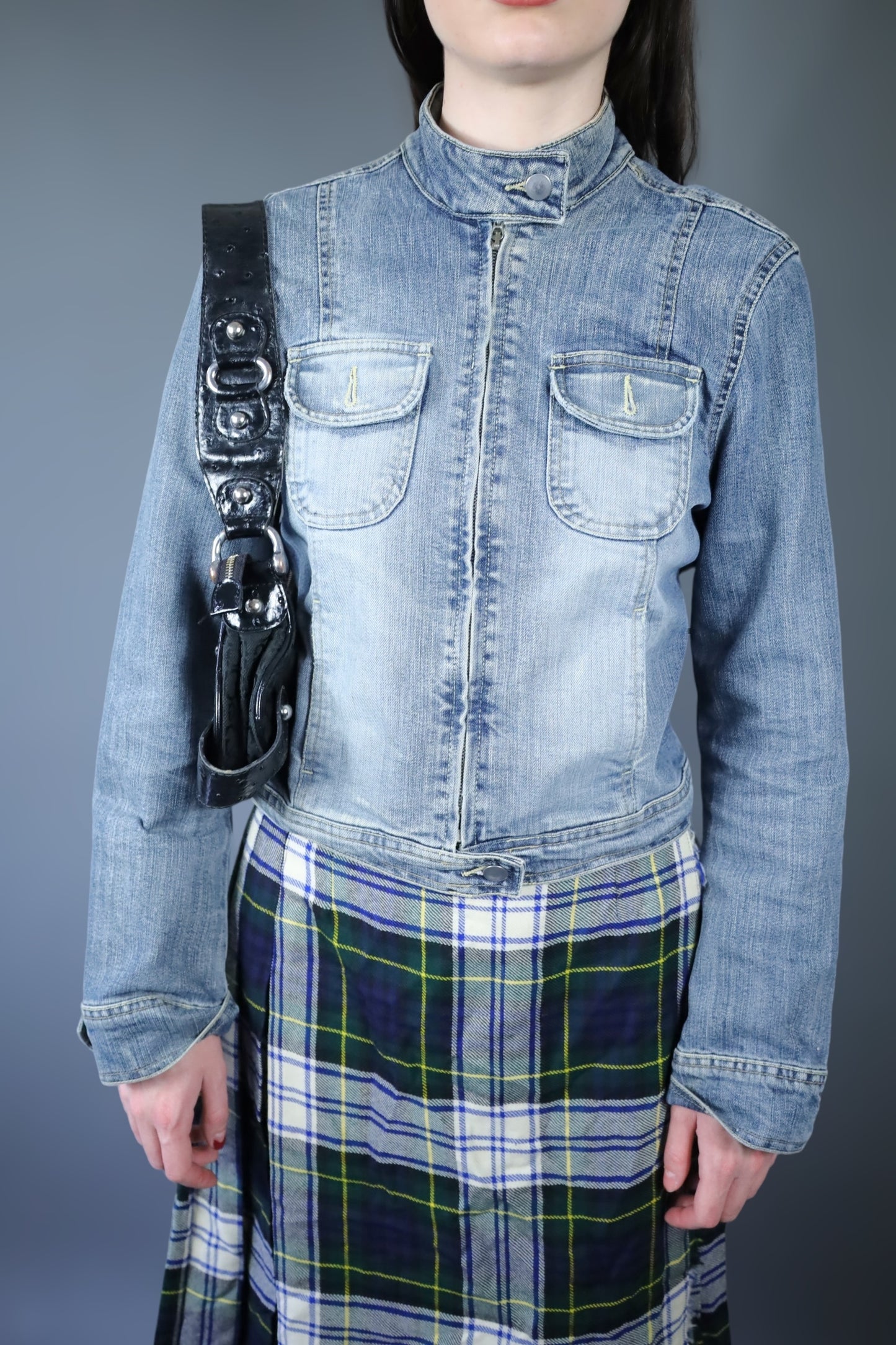 Veste de biker en jean