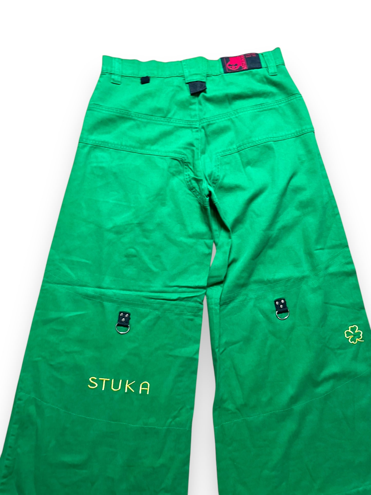 Pantalon baggy vert deadstock