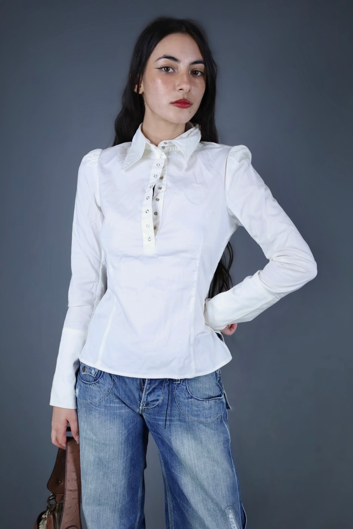 Chemise blanche cintrée