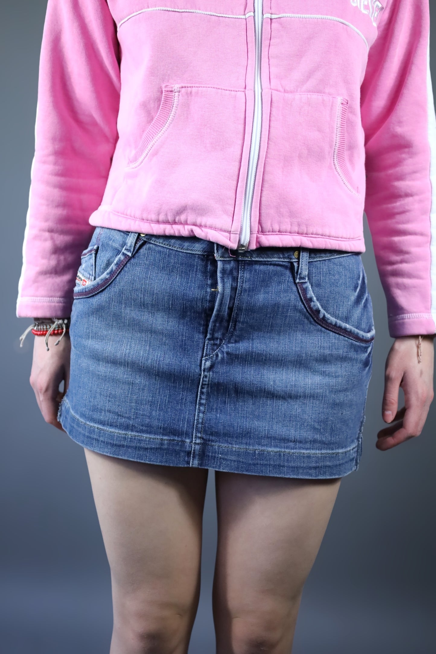 Mini jupe en jean Diesel