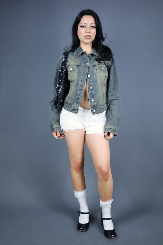 Short en dentelle blanc façon bloomer