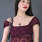 Ensemble top babydoll + jupe en dentelle