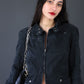 Veste de biker noire