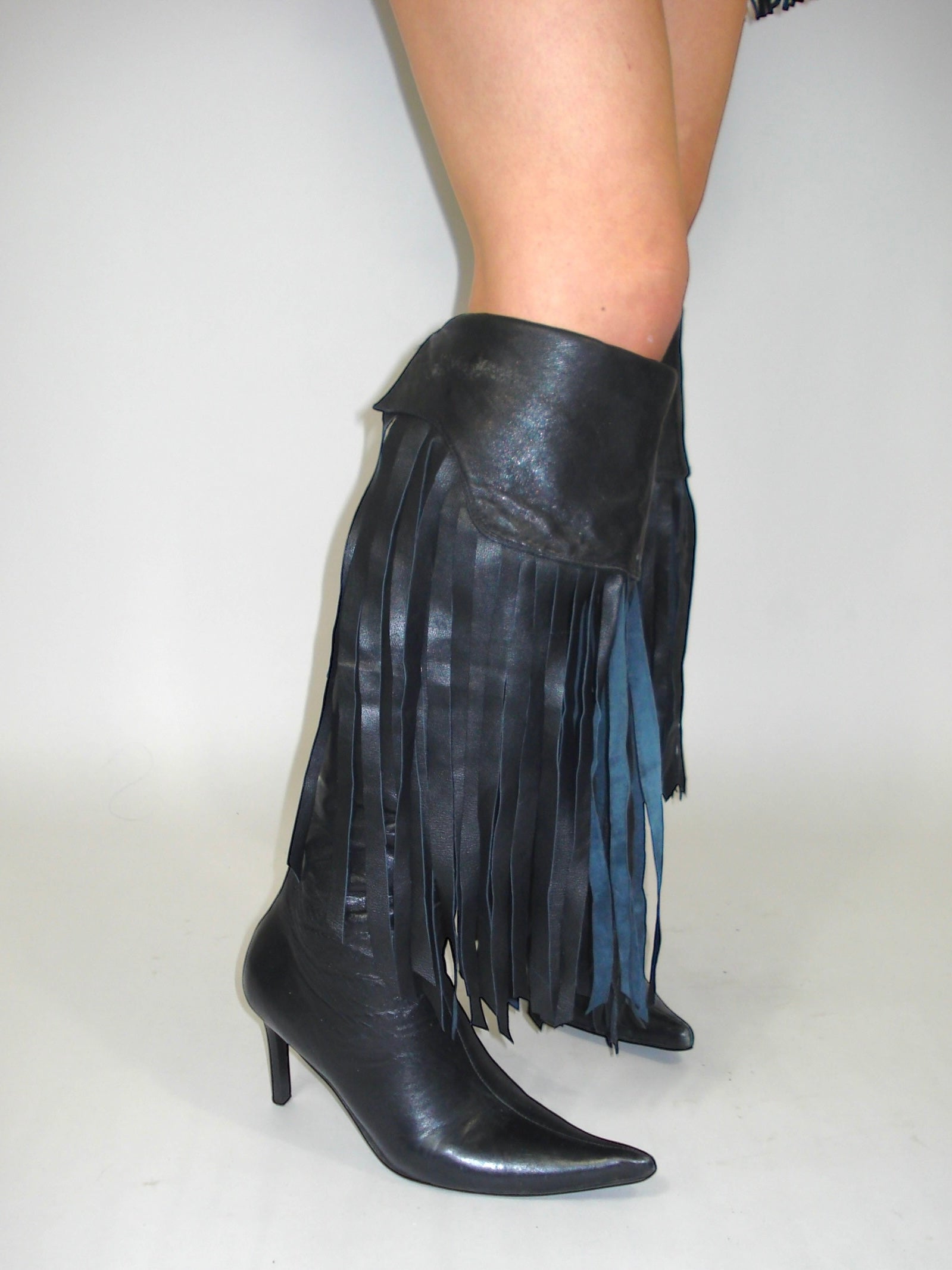 Bottes pointues a franges