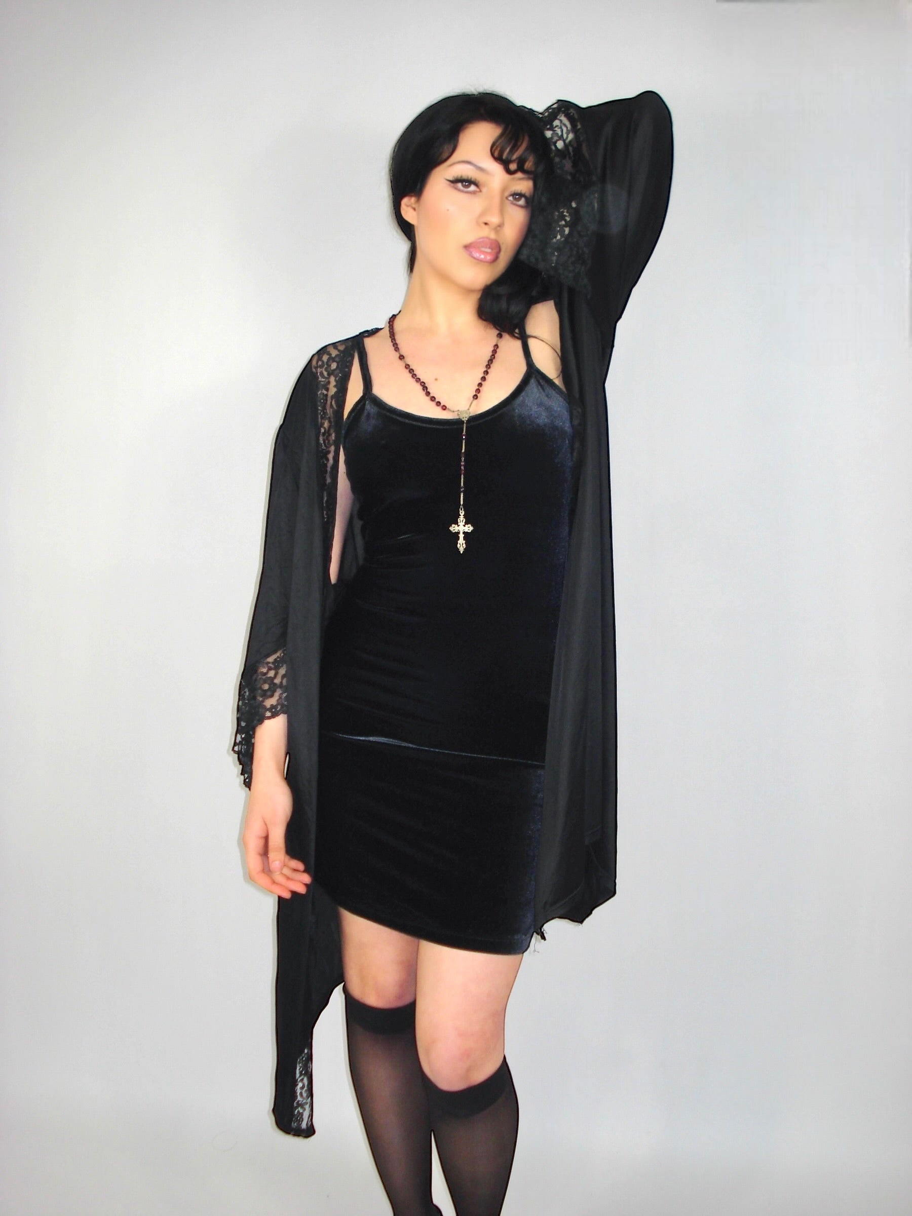 Robe de chambre en dentelle