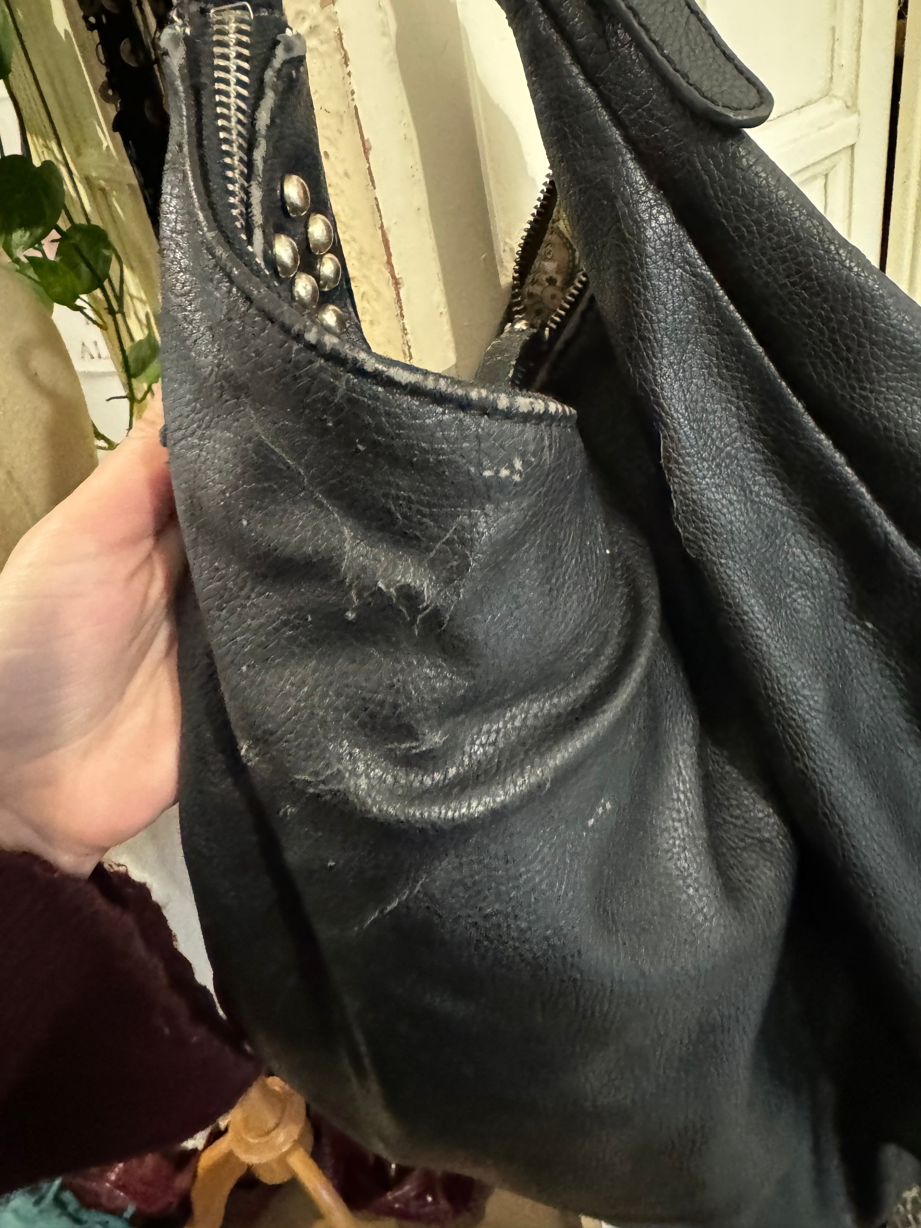 Sac guess noir à franges