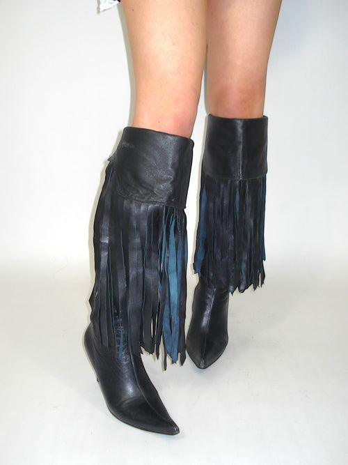 Bottes pointues a franges