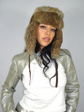 Chapka en fourrure véritable