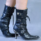 Bottes pointues noire New Rock