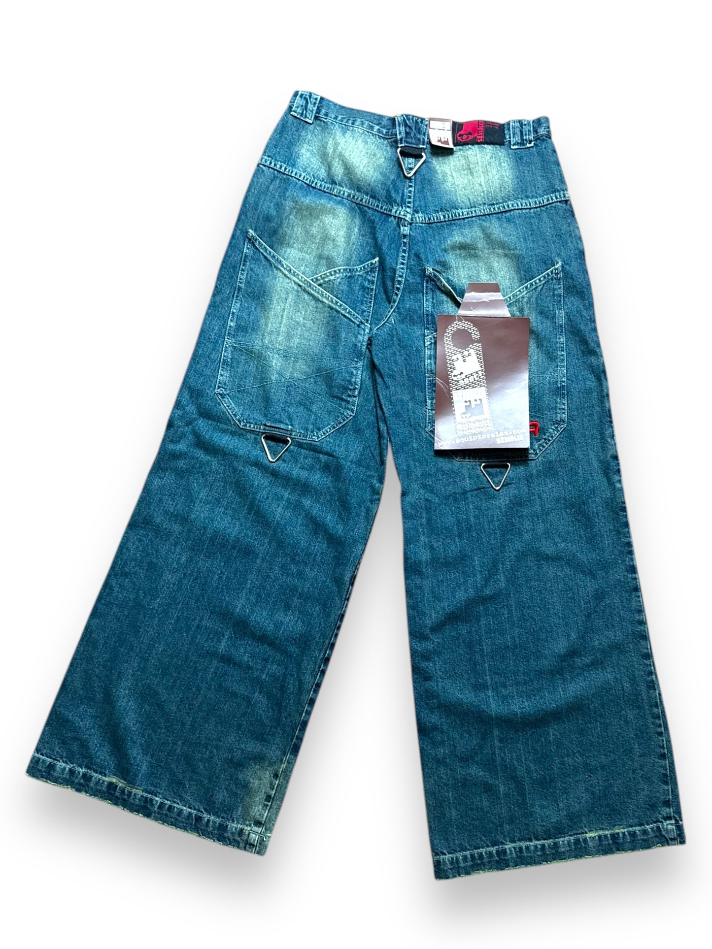 Jean baggy délavé deadstock