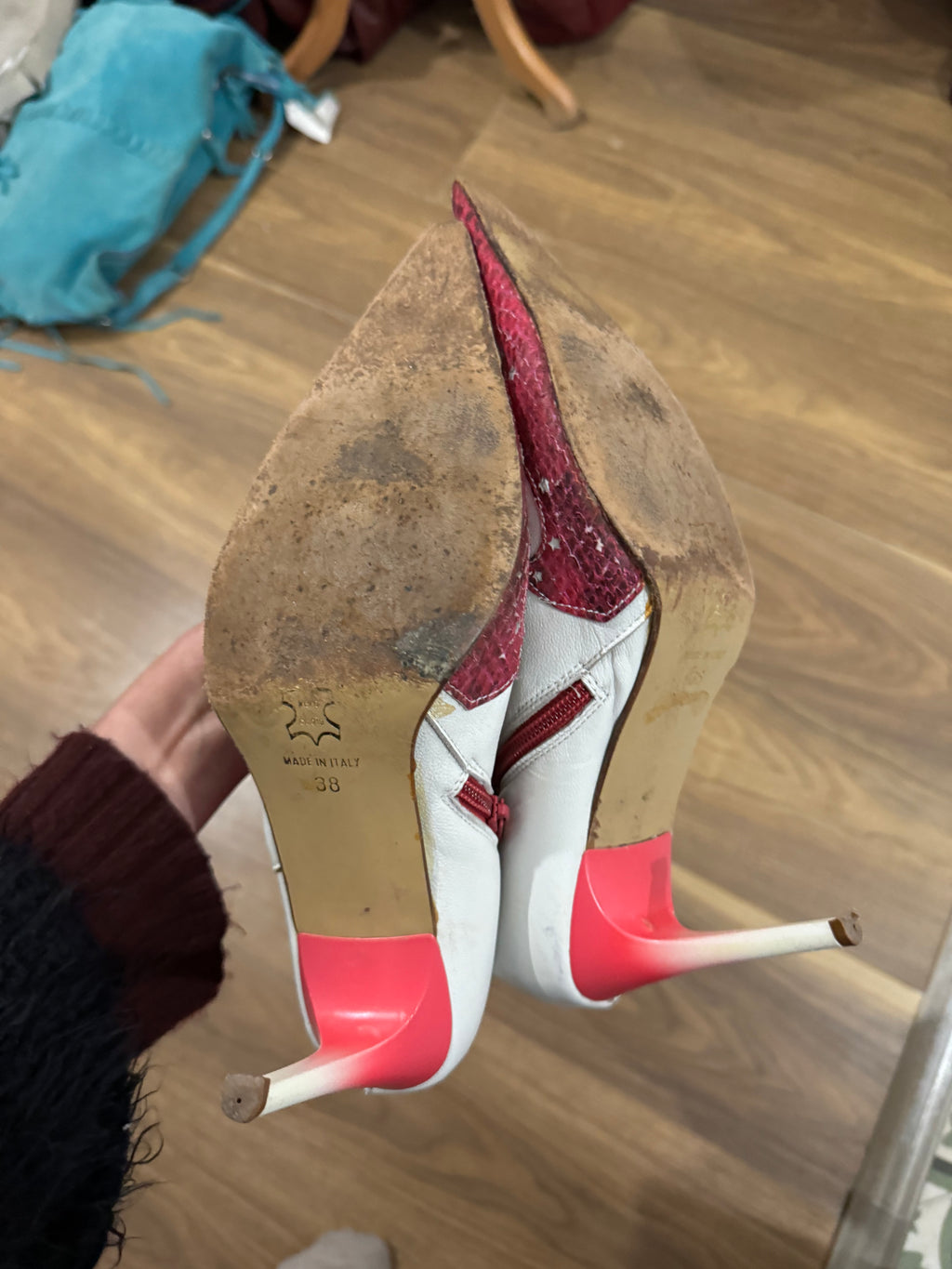 Bottes Santiag rose