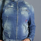 Veste de biker en jean