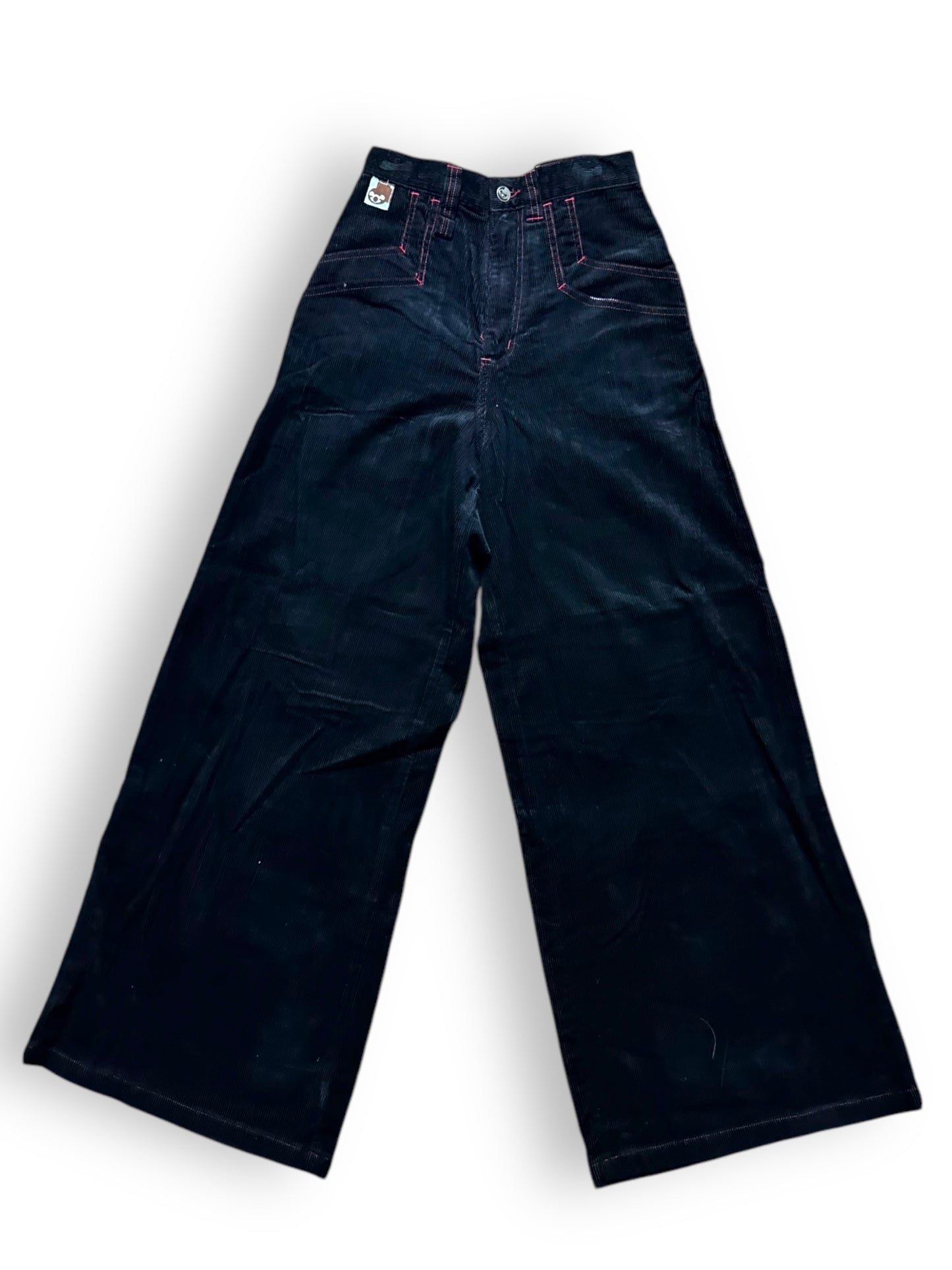 Pantalon baggy velours noir deadstock