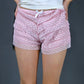 Short en dentelle rose façon bloomer