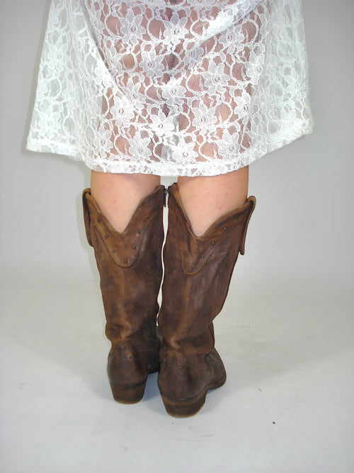 Bottes Santiag marrons