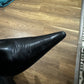Bottes pointues à talons en metal
