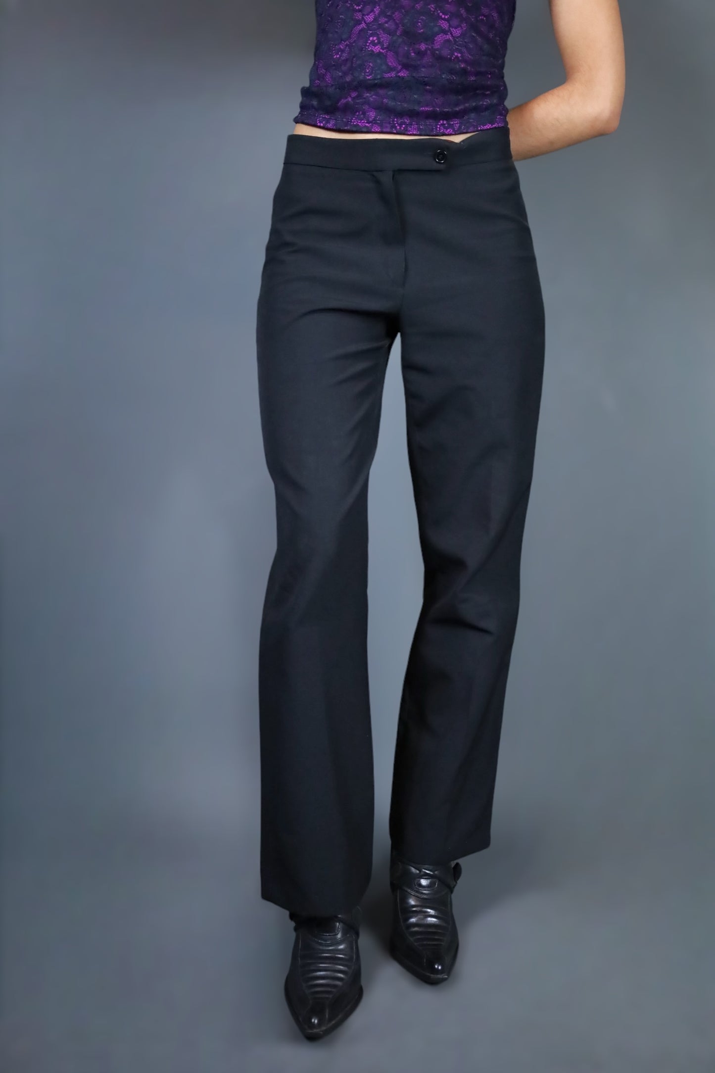 Pantalon flare noir